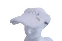 adidas(アディダス) サンバイザー 白ボア レディース フリーサイズ ゴルフ用品 2412-1045 中古