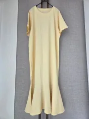 フリル マキシワンピース