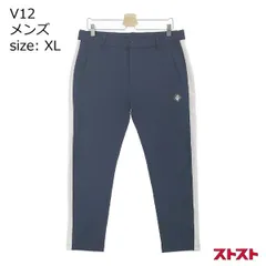 V12 - coco 未使用品 ヴィ・トゥエルヴ V12 メンズ パンツ M 紺 ネイビー ジョガーパンツ風 ストレッチ V12 - coco 未使用品 ヴィ・トゥエルヴ V12 メンズ パンツ M 紺