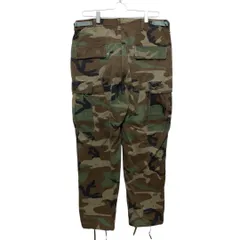 【US ARMY】 米軍 実物 ウッドランドカモ コンバットパンツ S-1128