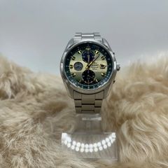 稼働品　ORIENT オリエント　メンズ　ソーラークロノグラフ　TY01-C3-B