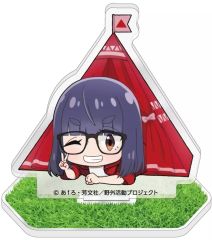 [중고] 아크릴 스탠드 아크릴 패널 오가키 치아키 [유루 캔 △ SEASON3 트레이딩 잔디 아크릴 스탠드]