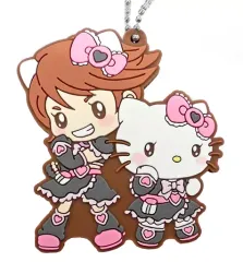【中古】ストラップ(キャラクター) キュアブラック＆キティ 「ふたりはプリキュア×ハローキティ スペシャルラバーセット」