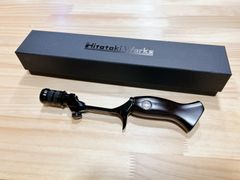 【★超美品 中古ハンドル】  ◉Hitotoki Works・黒檀ガングリップタイプ  ヒトトキワークス