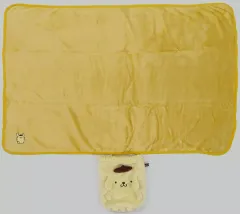 【中古】抱き枕カバー・シーツ・ブランケット ポムポムプリン マスコット巾着付きブランケット 「サンリオキャラクターズ」