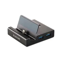 【新品・5営業日で発送】ELECOM エレコム Type-Cドッキングステーション／スマホスタンド型／グレー(DST-P060BPGY)