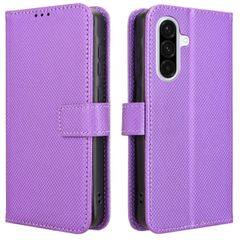 Galaxy A36 5G ケース 手帳 SC-54F チェック柄 手帳 ケース 【Color】パープル