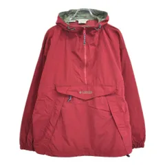 00年代 Columbia コロンビア アノラックパーカージャケット アウトドア ワインレッド(メンズ L)中古 古着 V3327
