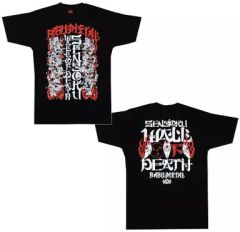 ま*)様 マキシマム ザ ホルモン 和彫ホルモン三人衆と白骨上原Tシャツ