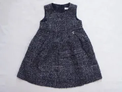 タルティーヌ エ ショコラ タルティーヌエショコラ tartine et chocolat アウトレット 子供服 女の子 110cm ジャンパースカート 紺 秋 冬 ★3 冬服 ガールズ 女児 キッズ 【中古】 ユーズド リサイクル こども