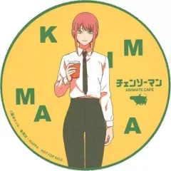 【中古】マグカップ・湯のみ マキマ(等身) ランダムコースター 「チェンソーマン×animatecafe」 メニュー注文特典