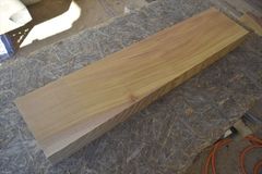 アウトレット ケヤキ(欅)の一枚板 長さ約61cm 幅約13cm 厚さ約5.5cm DIY用 Z583