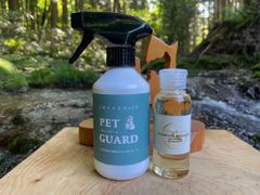 天然青森ひば精油100ml+PET GUARD300mlセット/ペットの虫除け・除菌・消臭/皮膚病の予防改善/添加物不使用品/全国一律送料無料