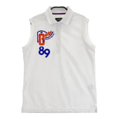 サイズ：2 PEARLY GATES パーリーゲイツ  ノースリーブポロシャツ  ホワイト系 [240101433227] ゴルフウェア レディース ストスト