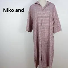 Niko and… ニコアンド シャツワンピース ロング M おしゃれ
