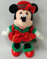 【中古】ぬいぐるみ ミニーマウス(パーフェクト・クリスマス) ぬいぐるみバッジ 「クリスマス・ウィッシュ2015」 東京ディズニーシー限定