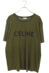 セリーヌバイエディスリマン  2X681501F ロゴプリントルーズフィットTシャツ  メンズ XL