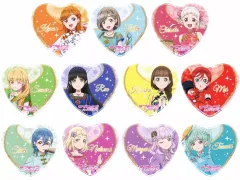 【中古】バッジ・ビンズ 全11種セット 「GiGOコラボカフェ ラブライブ!スーパースター!! ハート缶バッジ(Liella! アジアンフェスティバル!!)」