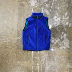 PATAGONIA RETRO PILE VEST BLUE USA製 S UT-0629-03