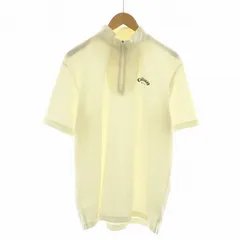 キャロウェイ CALLAWAY Tシャツ ハーフジップ 半袖 ゴルフ GOLF LL アイボリー 248-MGX255784 /NQ ■MTのサムネイル