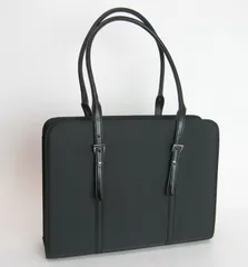 ショルダー トート ベルトデザイン シンプルA4サイズショルダー長さ調節可ビジネスバッグ 就活リクルート