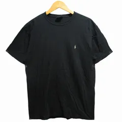 ポロ ラルフローレン POLO RALPH LAUREN Tシャツ カットソー 刺繍 半袖 S 黒 ブラック ■GY09 /SY 0706