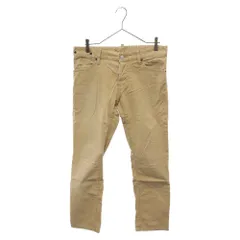 DSQUARED2 (ディースクエアード) 13AW ボタンフライ コーデュロイ スキニーパンツ ベージュ S74LA0561