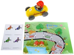 【中古】ハッピーセット ジョージのレーシングすごろく 「”おさるのジョージ”のパーティーゲーム 第1弾」 ハッピーセット