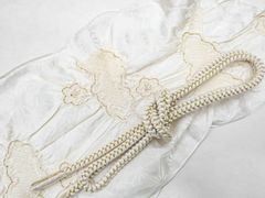 【京松】リサイクル着物 和装小物 帯締め帯揚げセット 礼装用  丸組 金糸 帯締 帯揚 kyo7w07-781