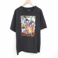 XL/古着 半袖 Tシャツ メンズ アニメ ドラゴンボール超 孫悟空 大きいサイズ コットン クルーネック 黒 ブラック spe 25jun27 中古