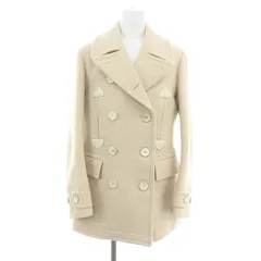 サイ ベーシックス SCYE BASICS ウール カシミヤ Pコート アウター 38 ベージュ /HK ■OSのサムネイル