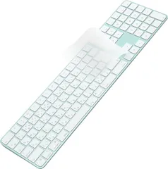 Digi-Tatoo 2024年10月のA3119には対応していません キーボードカバー for iMac Magic Keyboard 日本語配列JIS Touch ID搭載 用(透明,  A2520 (Touch ID搭載・テンキー付き))