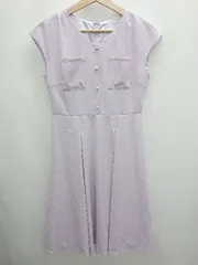 ◇ ⊂ ◎ ●未使用● MISCH MASCH タグ付き レース ノースリーブ 膝丈 ワンピース サイズ2/M ラベンダー系 レディース P  【1408200018730】