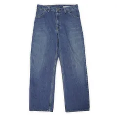 オールドギャップ OLD GAP 00s 2000年代 Y2K WORKER JEAN デニムパンツ ロガー ペインター ジーンズ 旧タグ 珍品 USA アメリカ ヴィンテージ 古着 インディゴブルー W33 L30【中古】