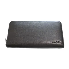 【美品】DIESEL ディーゼル ラウンドファスナー 長財布 24 ZIP ブラック系 X006626【いおき質店】
