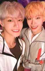 【中古】コレクションカード(男性) ZEROBASEONE/キム・ジウン(Kim Ji Woong)、キム・テレ(Kim Tae Rae)/裏面赤/CD「CINEMA PARADISE」(ZEROSE ver.)ユニットフォトカード