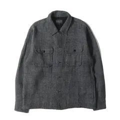 美品 PENDLETON ペンドルトン ジャケット サイズ:L グレンチェック コットン シャツジャケット グレー ブラック アウター ブルゾン 上着【メンズ】のサムネイル