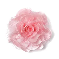 ピンク [ティグロス] TIGLOSS コサージュ 花 フラワー 飾り 大きめ ブローチ 卒業式 入学式 セレモニー フォーマル ジャケット スーツ ギフト 結婚式 お呼ばれ ドレス パーティー クリック ピン おしゃれ 8種 BOX付（ピンク）