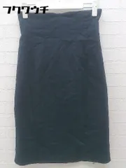◇ Khaju カージュ 膝下丈 タイト スカート ネイビー レディース 【中古】 【1002801383480】