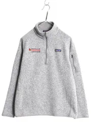 【お得なクーポン配布中!】 パタゴニア ベターセーター ハーフジップ レディース L / 古着 アウトドア フリース ジャケット プルオーバー ジャンパー カレッジ 刺繍 灰