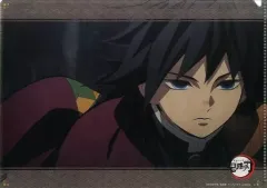 中古】クリアファイル 冨岡義勇 名場面レイヤードA4クリアファイル