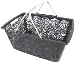 【数量限定】MB019 幅507×奥行360×高さ240mm クールグレイ レジかごバスケット マハロカンパニー