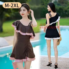 レディース 体型カバー ワンピース水着 オールインワン 胸パッド 盛れる お尻 カバーアップ お腹 ワイヤーなし ママ水着 太もも 露出控えめ フレアスカート  vii5v531216