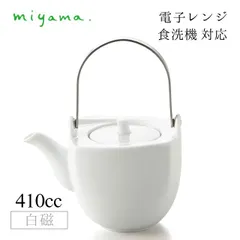 急須 土瓶 オビ Obi 白磁 深山陶器 miyama（03-052-101）美濃焼