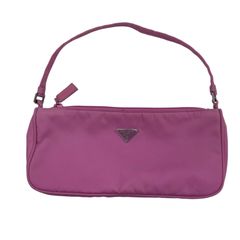 186005　現状品　PRADA プラダ　ハンドバッグ　ピンク