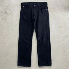 00年代 Levi's ユーロリーバイス 501-0165 ブラックデニムパンツ メンズW34 