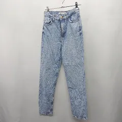 ◇ Θ ZARA ザラ デニムパンツ サイズ34 ブルー系 レディース E  【1410290005064】