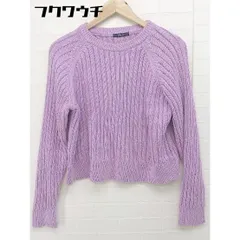 ◇ JOURNAL STANDARD ジャーナルスタンダード コットン 長袖 ニット セーター ピンクパープル レディース 【中古】 【1105280001040】