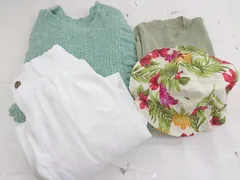 ■ 《 NANNG9 select MOCA まとめ売り4点セット サイズFのみ セーター パンツ 帽子 レディース 》 P  【1204060000836】