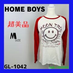 超美品　HOMEBOYS　ホームボーイズ　スマイル　ニコちゃん　カジュアル　ラグラン　送料無料